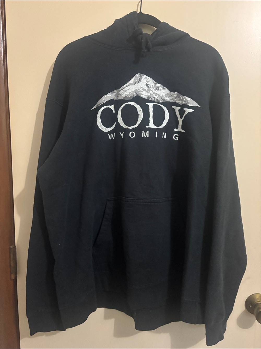 CODY Wyoming Black Hooded Sweatshirt